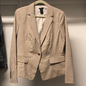Ann Taylor Tan blazer 12